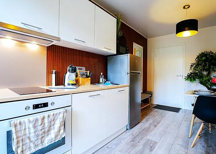 Appartement Cofy - Near-centrally Located, Quiet District, Air-conditioning, Free Parking, 24-7 Express Check-in-out, Close To Nature, Everything Need For Living! *