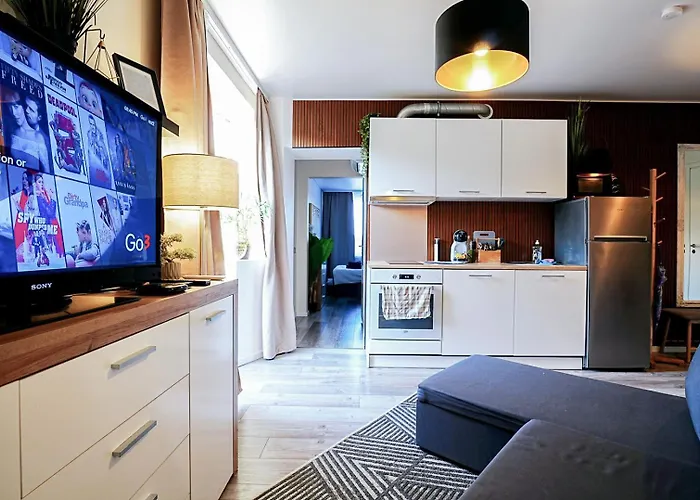 Appartement Cofy - Near-centrally Located, Quiet District, Air-conditioning, Free Parking, 24-7 Express Check-in-out, Close To Nature, Everything Need For Living!